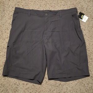 Champion Golf Shorts Mens 38W Gray Power Protect Zip Pocket Media Performance